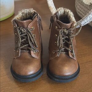 Brown Kids Boots